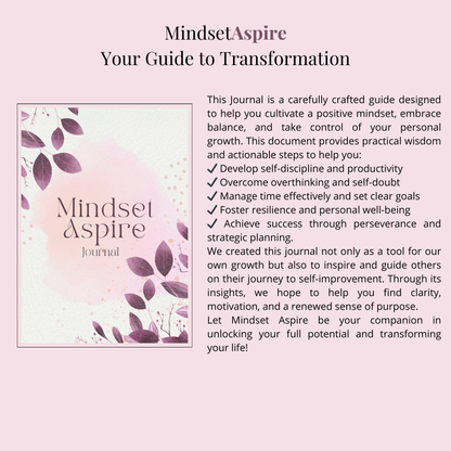 Mental Health Journal - MindsetAspire